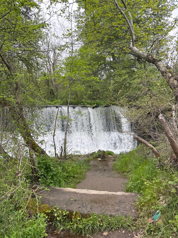 Walking tour documented in Parvenets Bulgaria captures waterfalls and rural scenes