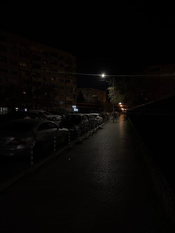 Evening scenes captured on Sofia streets and local shop