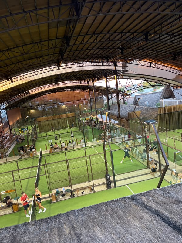 Padel tennis activity observed at North Kuta courts