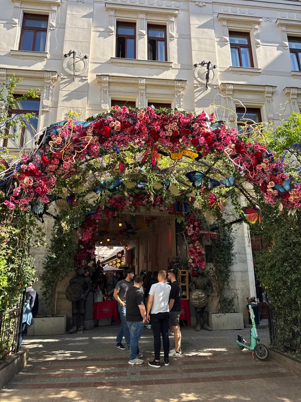 Budapest street life and shops captured in afternoon snapshots