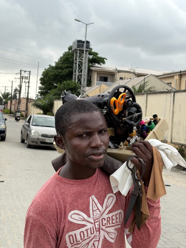Street life and small-scale trade in Igboefon, Lagos