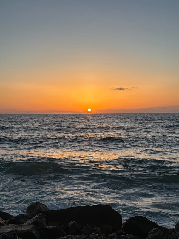 Mediterranean coastal scene captured in Tel-Aviv