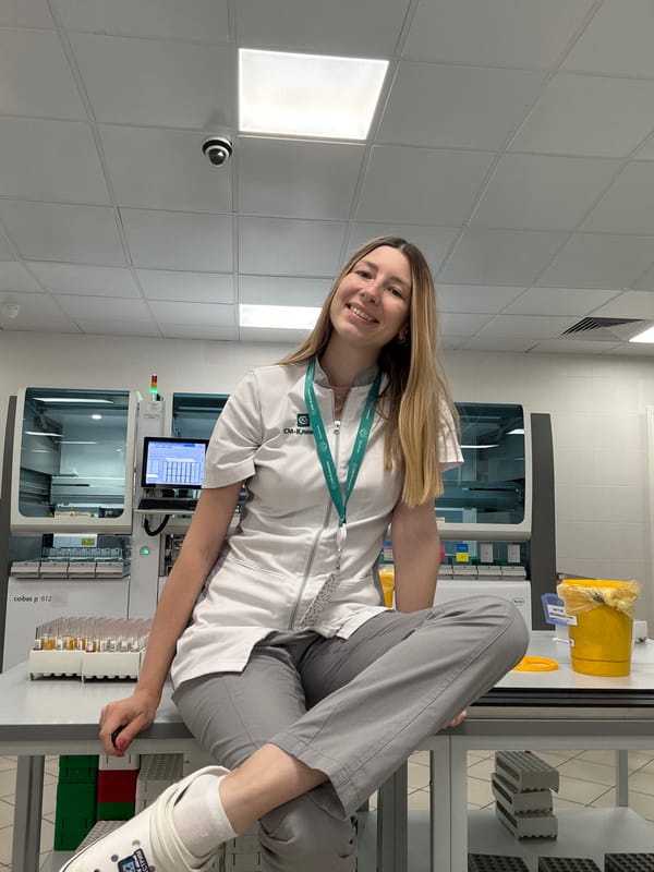 Behind the scenes at a Moscow medical lab