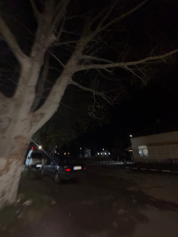 Person with phone observed in nighttime Lehchevo streets