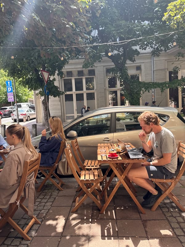 Ordinary street life documented across Belgrade during late morning