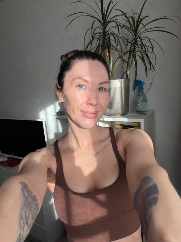 Woman takes mirror selfies in Perm, Russia