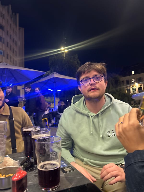 Evening social scenes captured at Lille cafes and bars