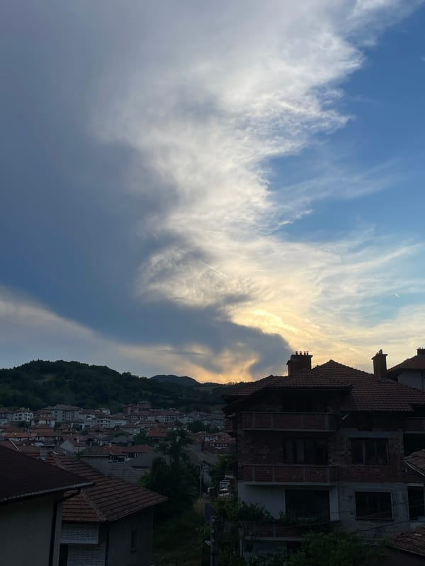 Evening Documentation of Daily Life in Bulgarian Mountain Town