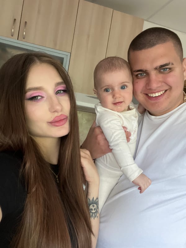 Family portrait captured in Ruse, Bulgaria