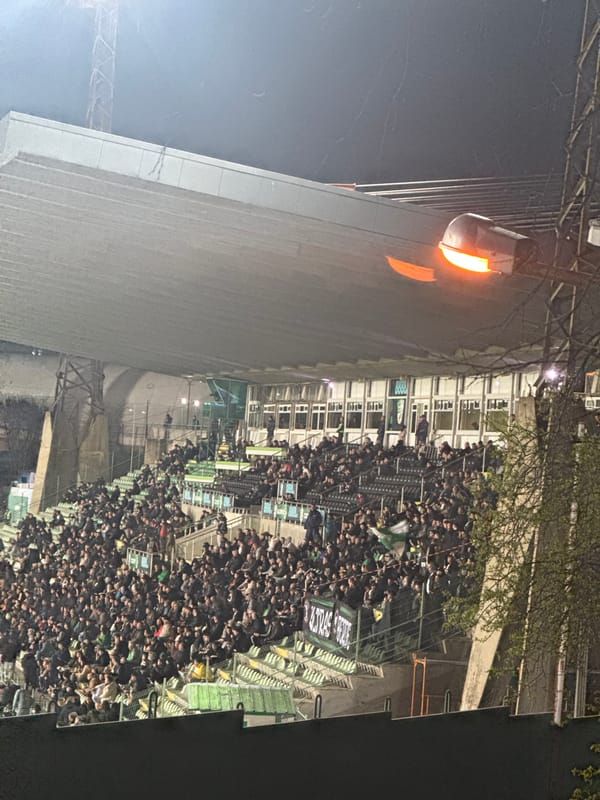 Soccer match draws crowds to Beroe Stadium in Bulgaria