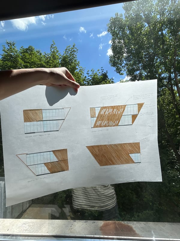 Architect documents design process through Sofia streets and workspace