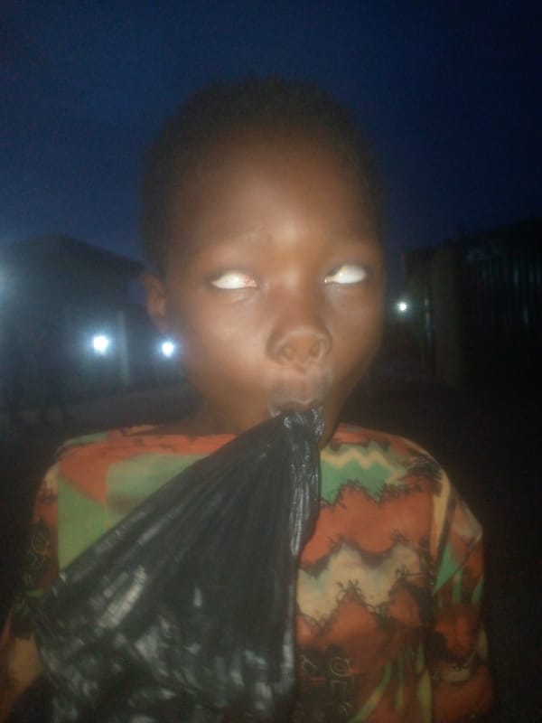 Child at play captured during evening hours in Ikorodu