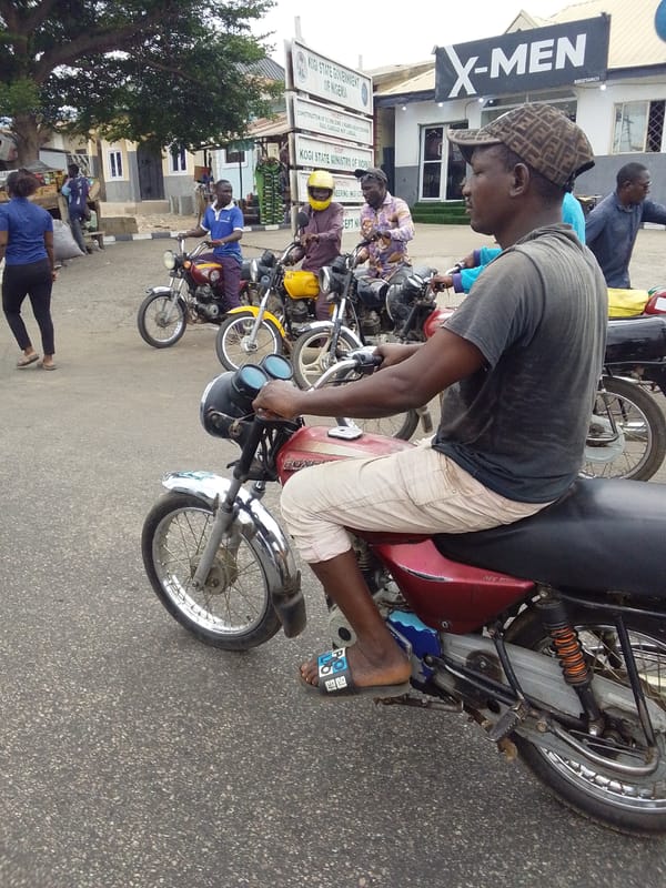 Morning market activity documented in Lokoja, Nigeria