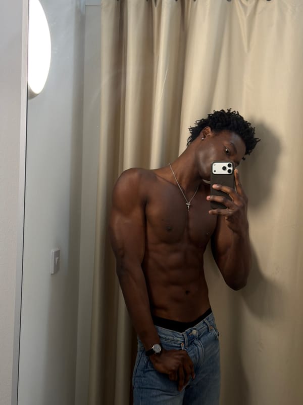 Person takes multiple mirror selfies in Manchester morning