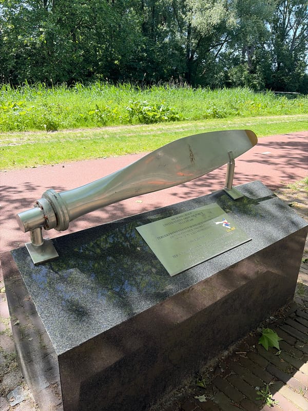 WWII bomber memorial documented in Rijswijk, Netherlands