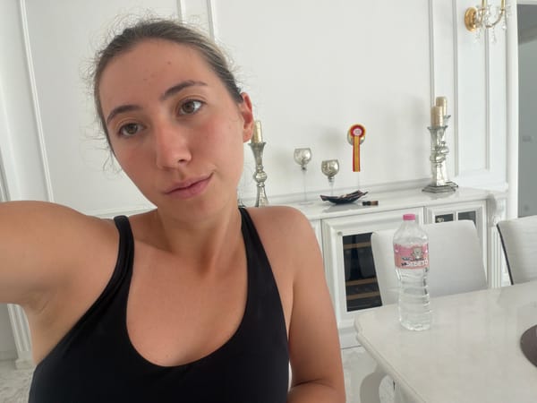 Woman takes selfies at indoor locations in Tankovo, Bulgaria
