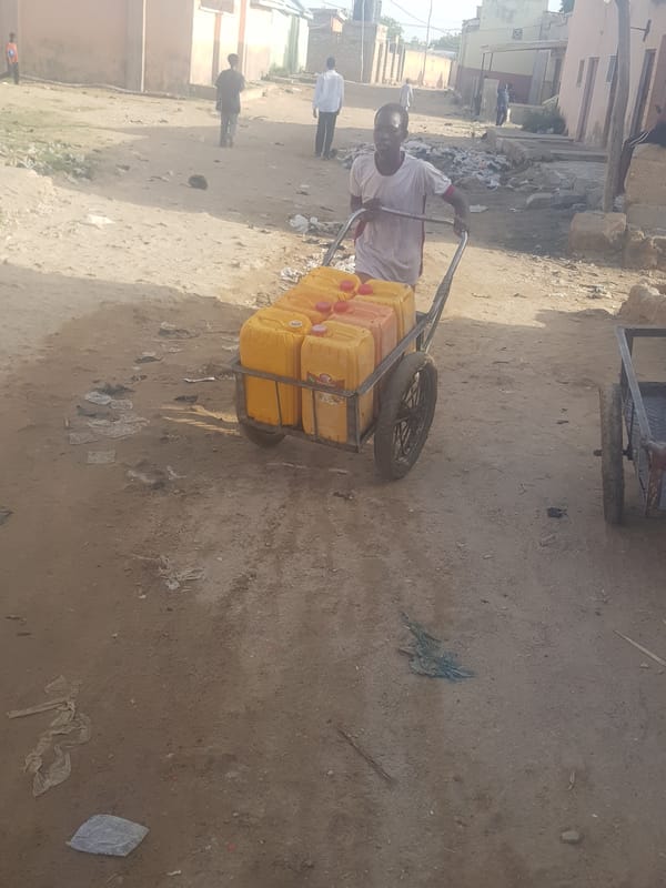 Morning street life documented in Nigerian communities