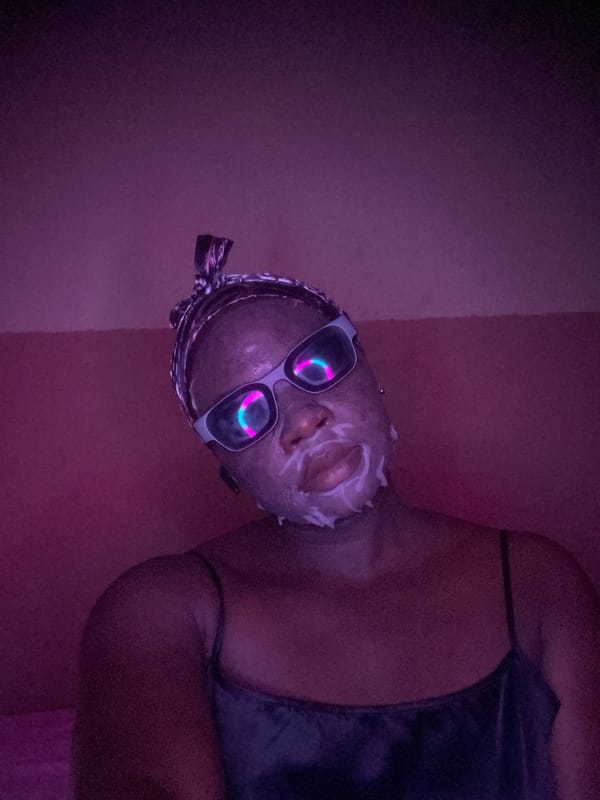 Beauty treatment session documented in Maigizo, Nigeria