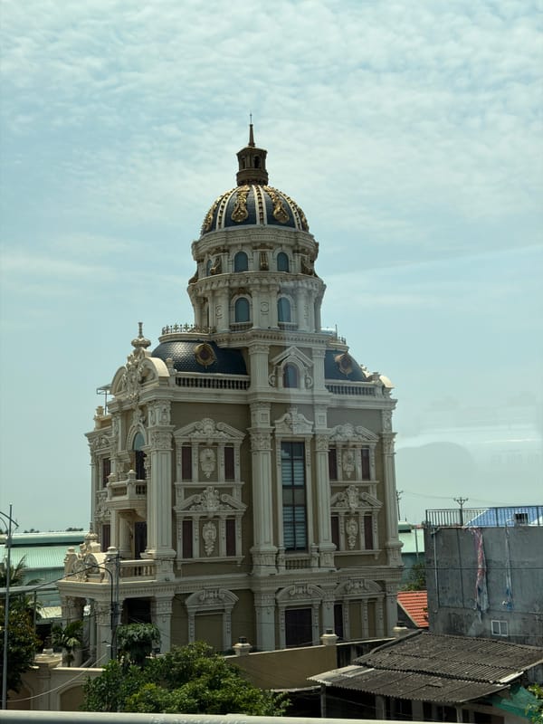 Ornate building documented in Hải Phòng, Vietnam