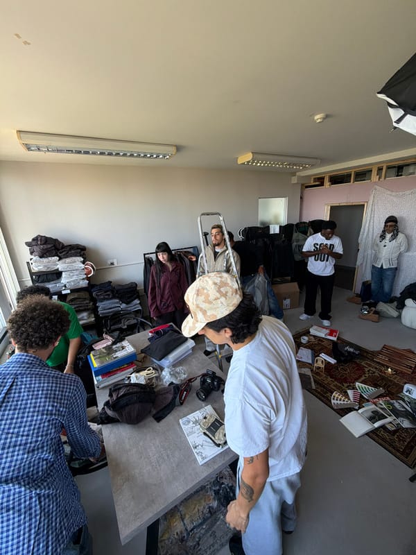 Creative production session documented at London studio space