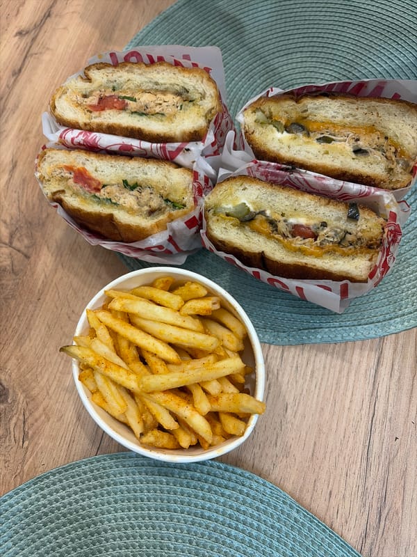 Sandwich meal served at Sofia eatery
