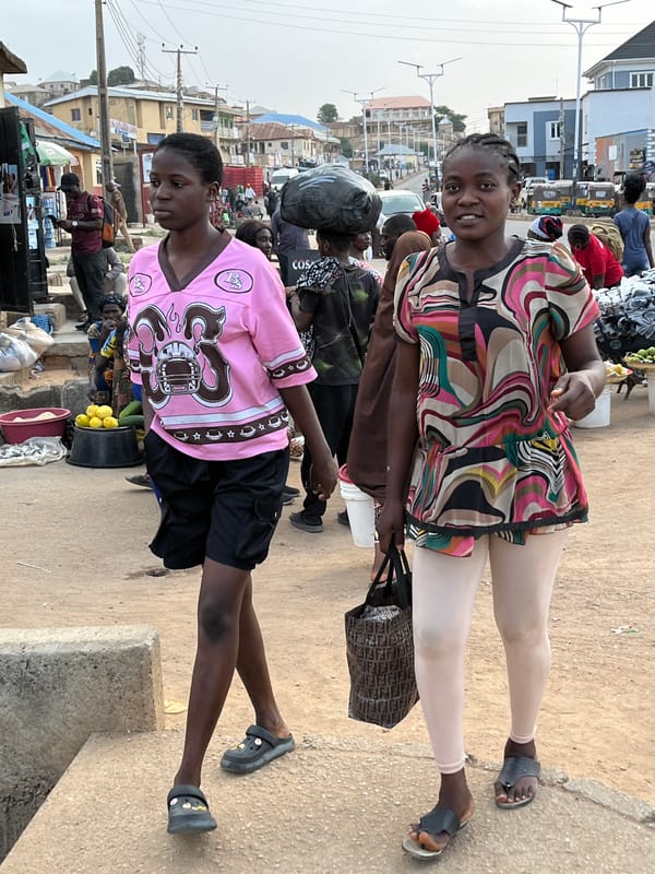 Daily life scenes documented across Jos and Kabong markets