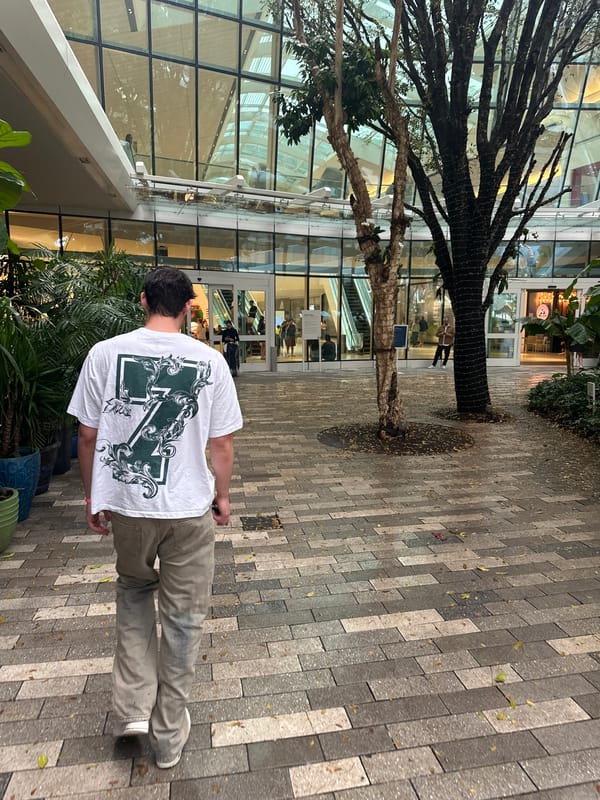 Man spotted at Aventura Mall's landscaped outdoor walkway