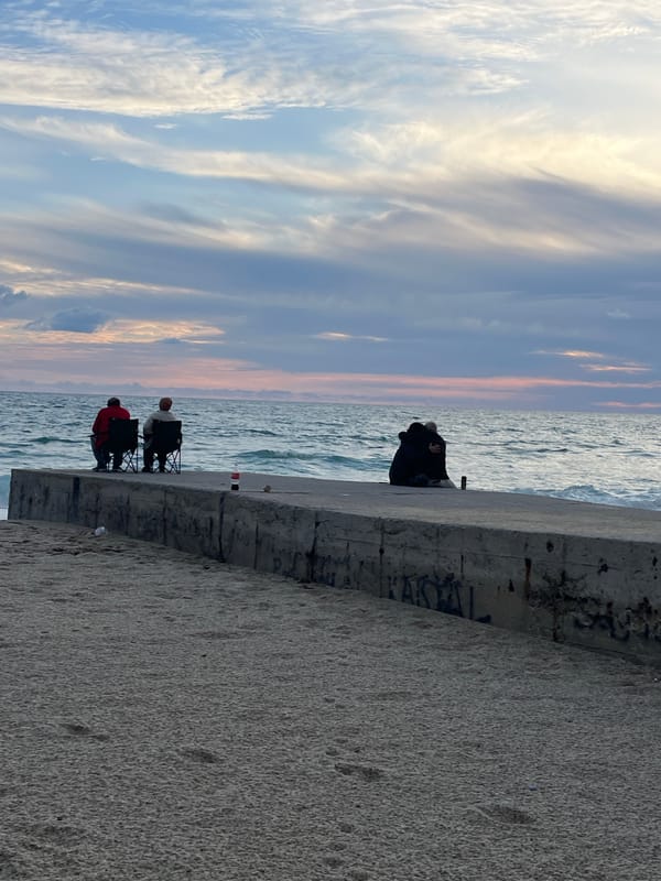 Sunset coastal scenery captured in Alanya, Turkey
