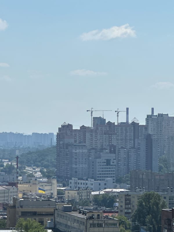 Kyiv morning: city views and quiet moments at home
