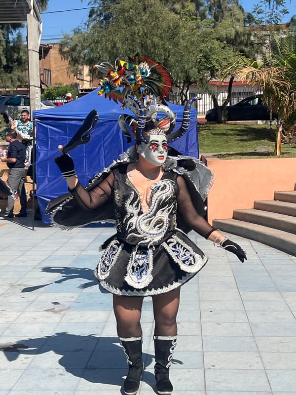 Traditional dance festival fills the streets of Arica, Chile