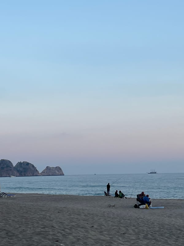 Peaceful coastal scenes observed in Alanya, Turkey