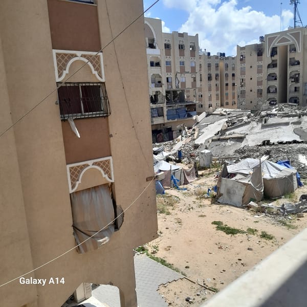 Extensive damage and tent settlements documented across Khan Yunis