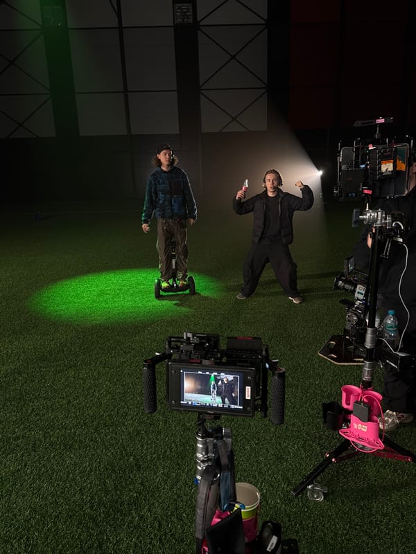 Film production featuring goat underway in Balashikha, Russia