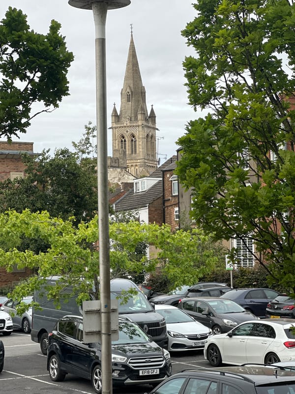 Outdoor festival or screening event in Rugby town centre