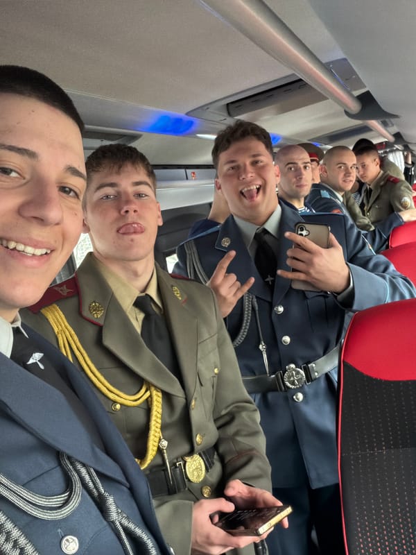 Military cadets spotted traveling together in Sofia