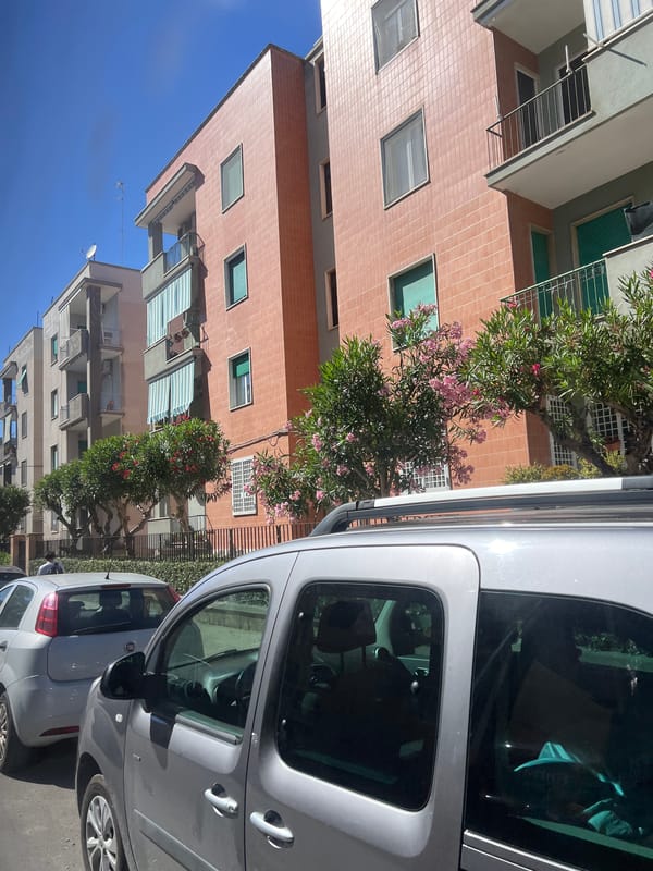 Sunny street scenes documented in Bari, Italy Thursday afternoon