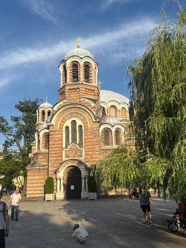Sofia church documented by witnesses during sunny afternoon