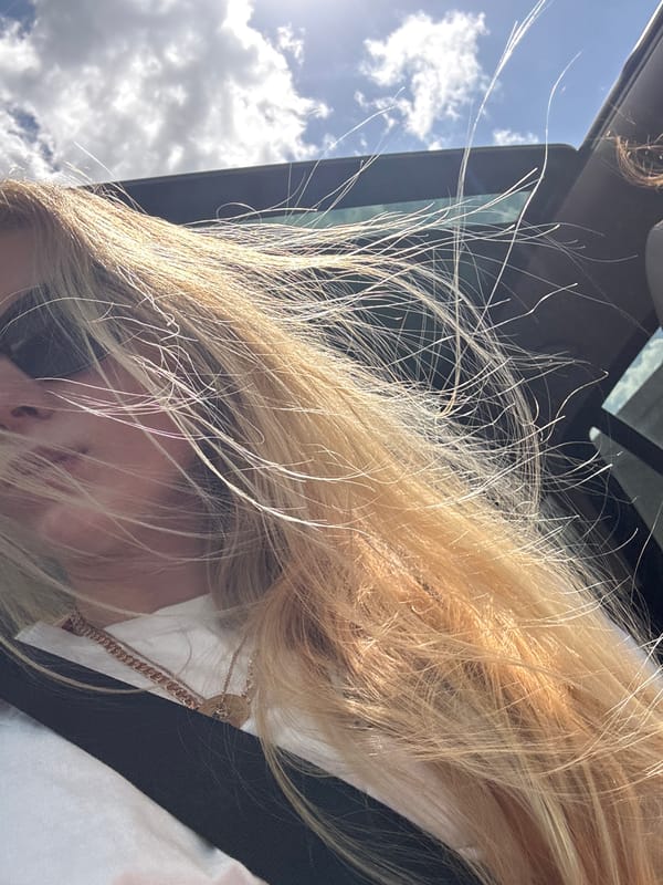 Woman photographed in car in Kfar Saba