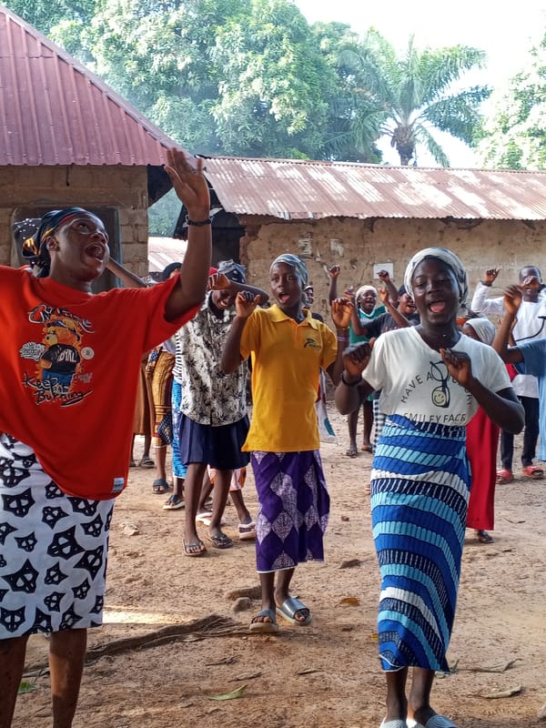 Community life unfolds in Akwanga Nigeria afternoon gathering