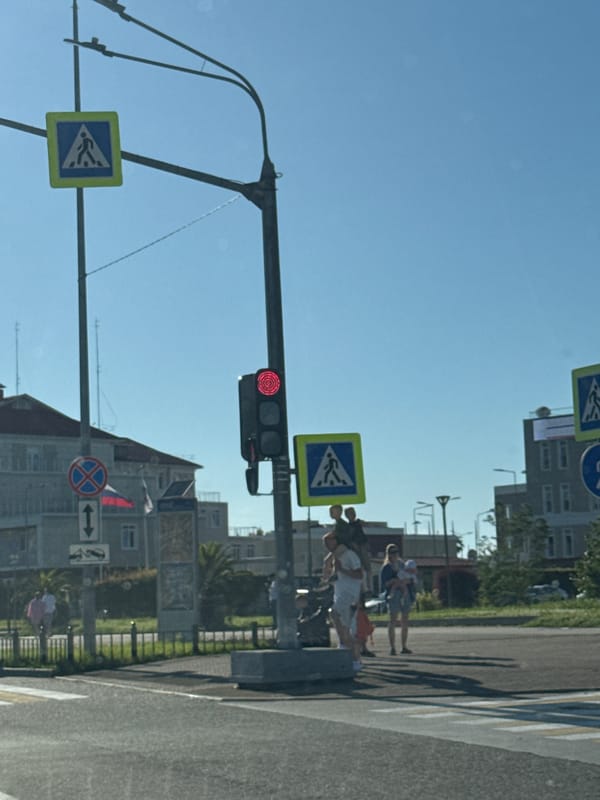 Daytime street scenes documented in Sirius, Russia