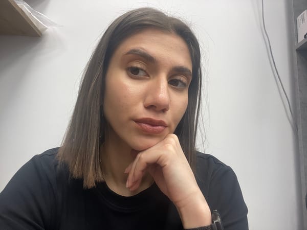 Woman visits optical shop for eye exam in Sofia