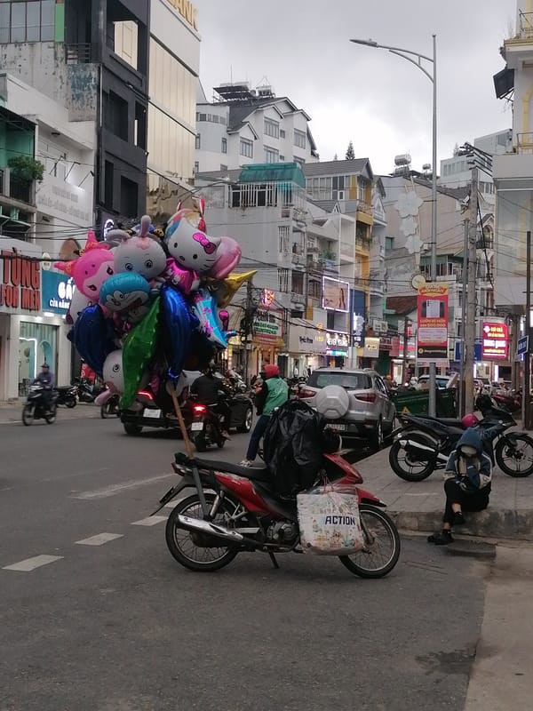 Morning street life documented across Da Lat districts
