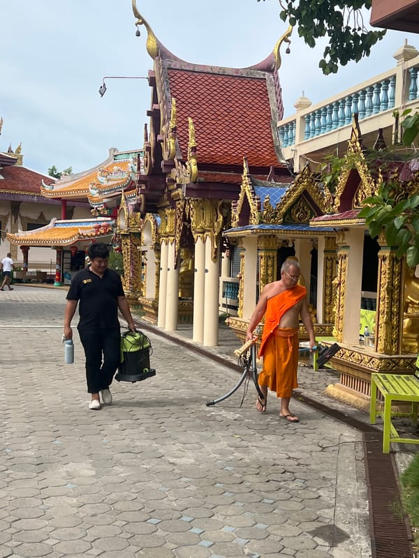 Temple sightseeing and cafe downtime on Koh Samui's northeast coast