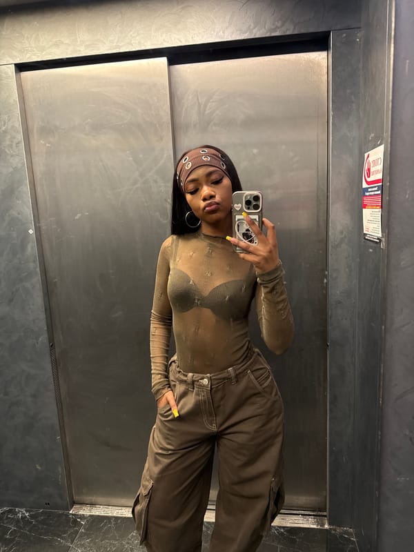 Woman Takes Selfie in Elevator in Bobrovo, Russia