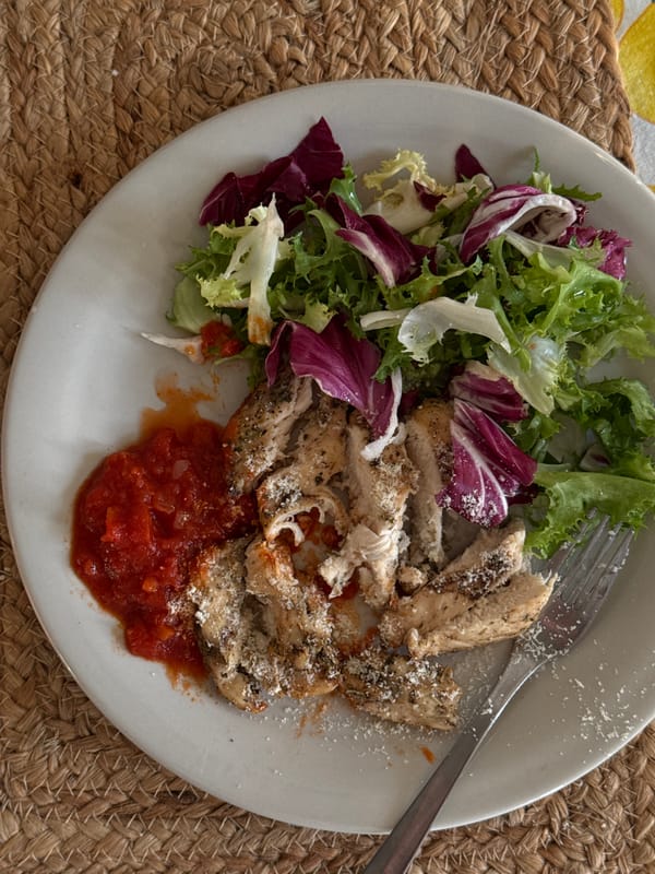 Meal preparation documented in Belgrade dining setting