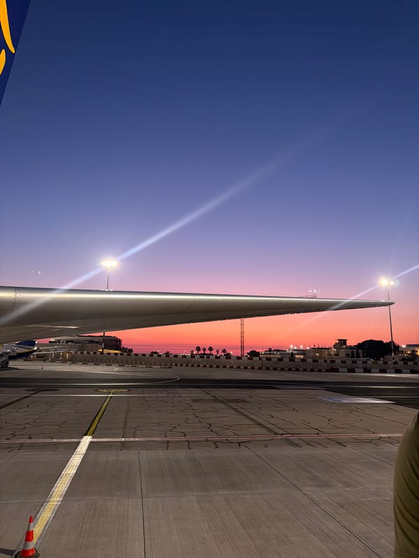 Ryanair flight operations captured at Malta International Airport