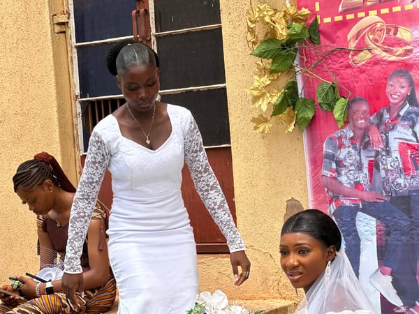 Wedding celebration with group photos captured April 6, 2026