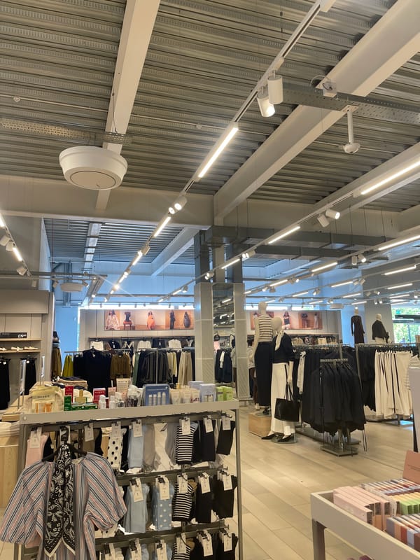 Shopper documents visit to M&S store in Maidstone