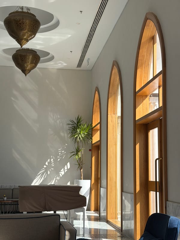 Modern building interior and coastal scenery documented in Sharm El Sheikh