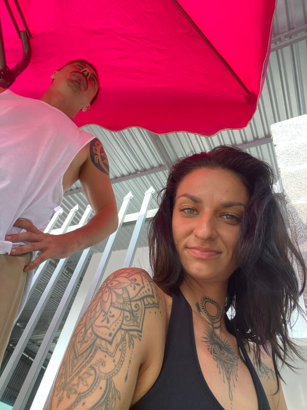 Couple spends morning at cafe and motorcycle in Mũi Né
